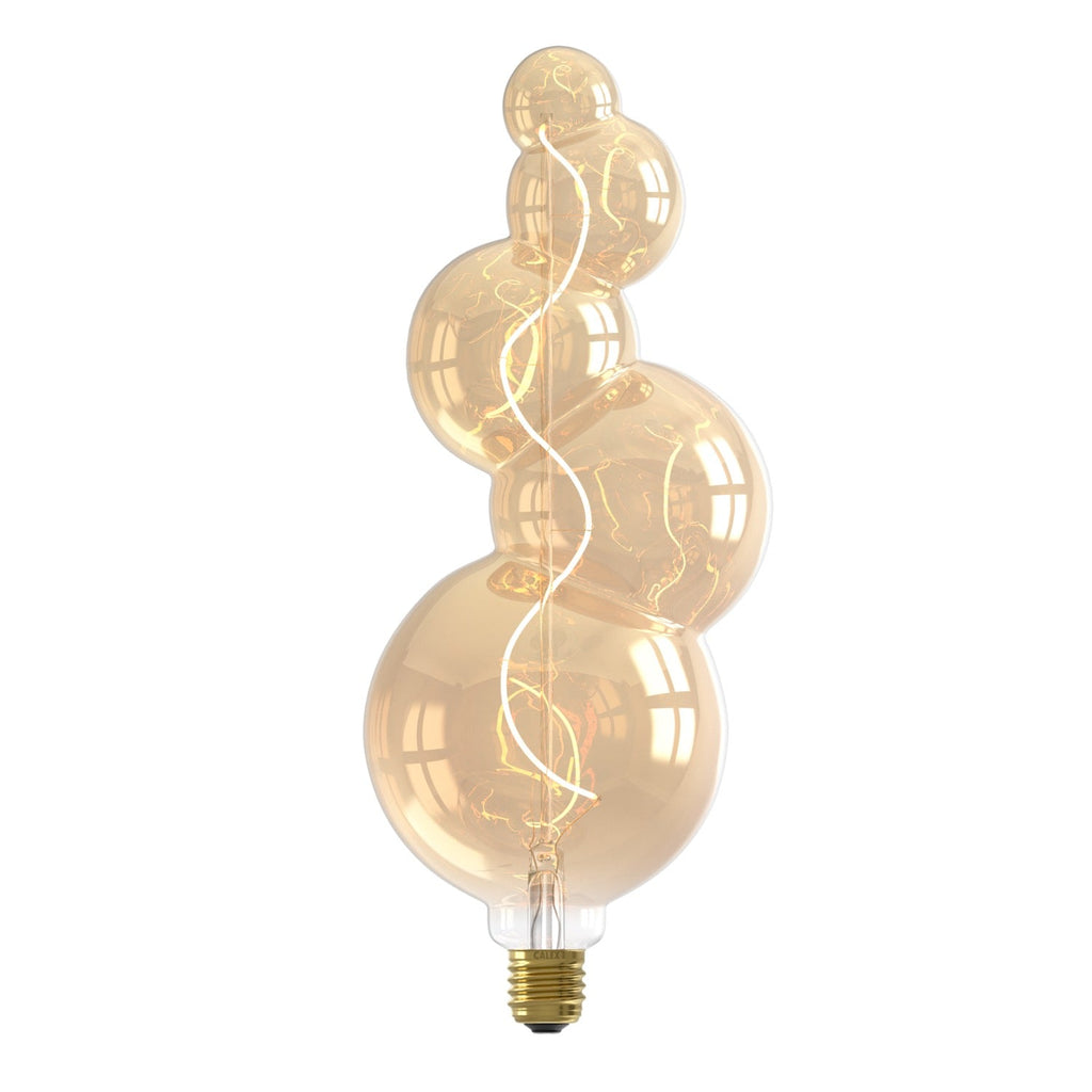 Productafbeelding van gouden bubbellamp met filament