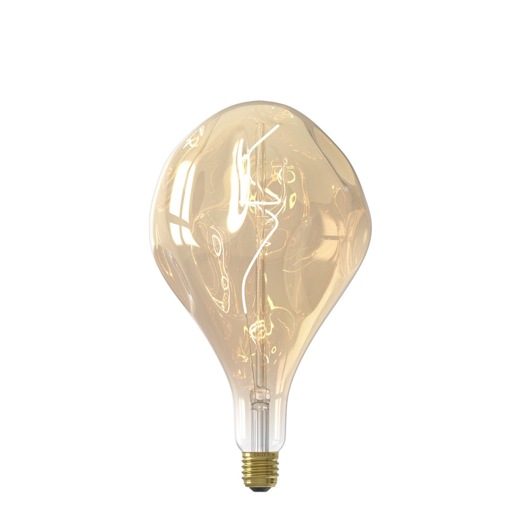 Productafbeelding van grote gouden LEDlamp met sfeer filament