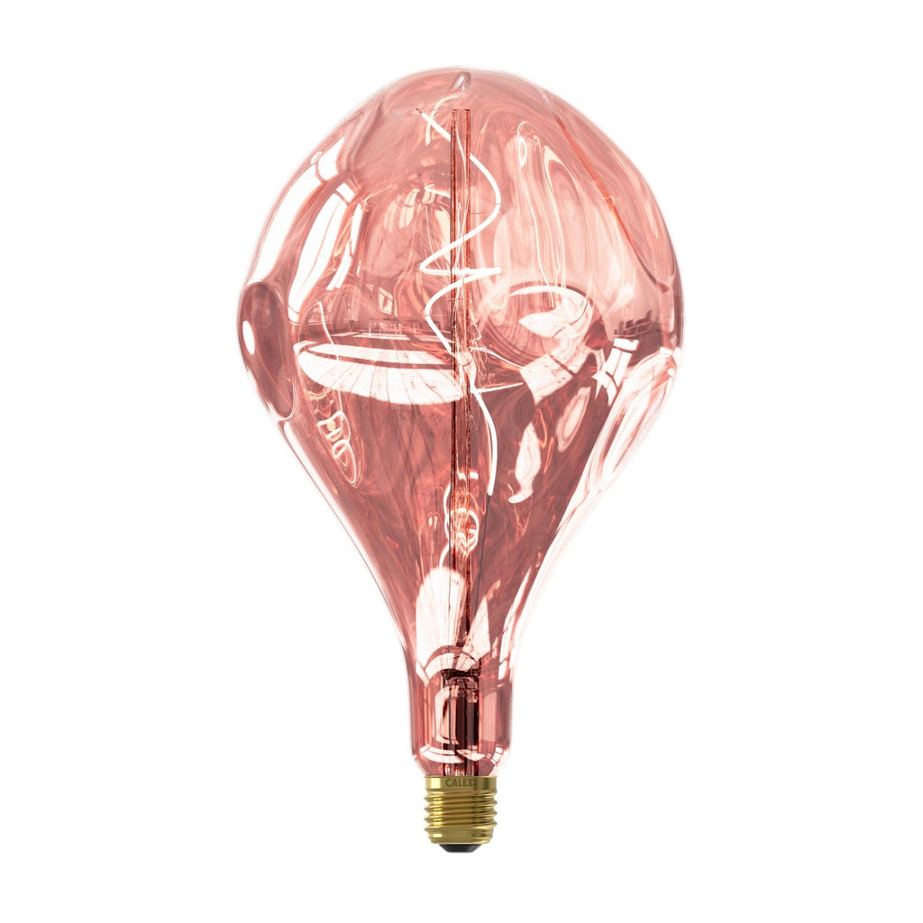 Productafbeelding van rosé doorzichtige grote LEDlamp