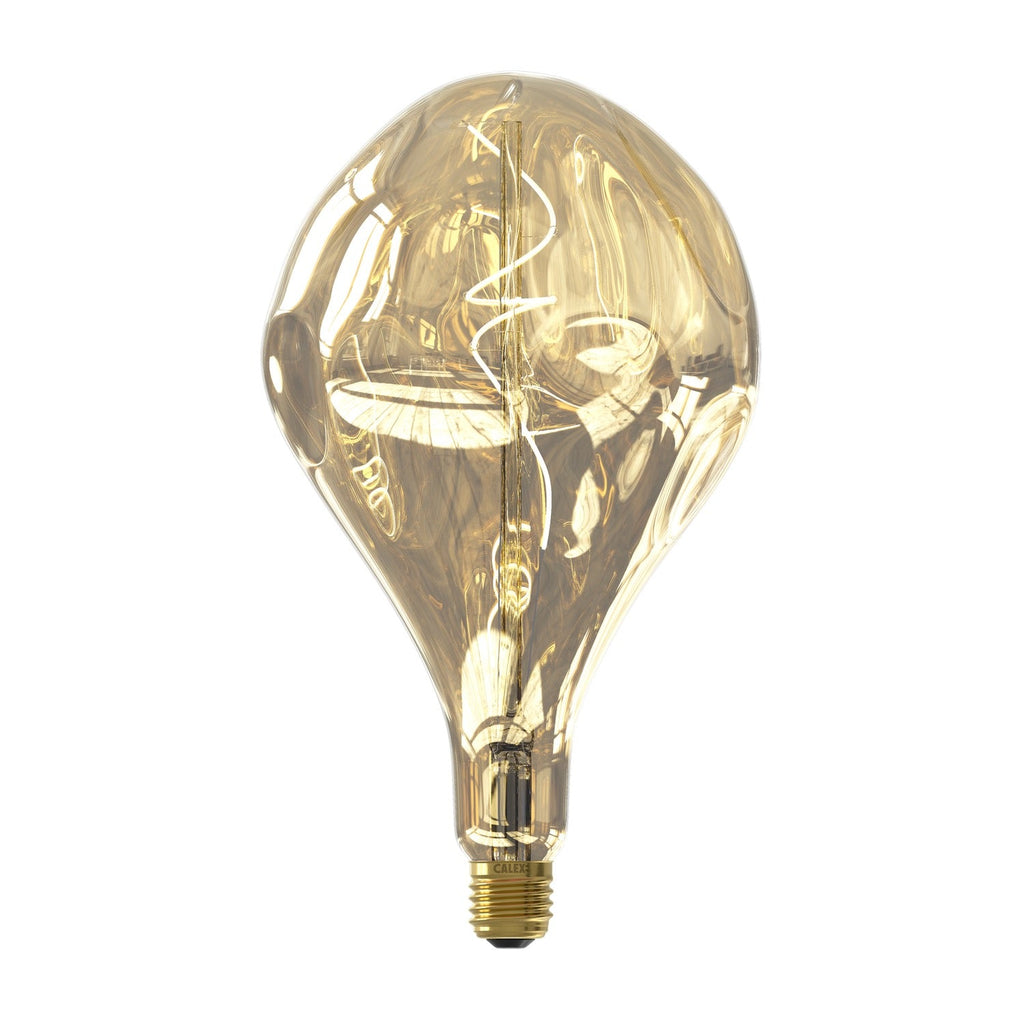 Productafbeelding van doorzichtige gouden LEDlamp met flex filament