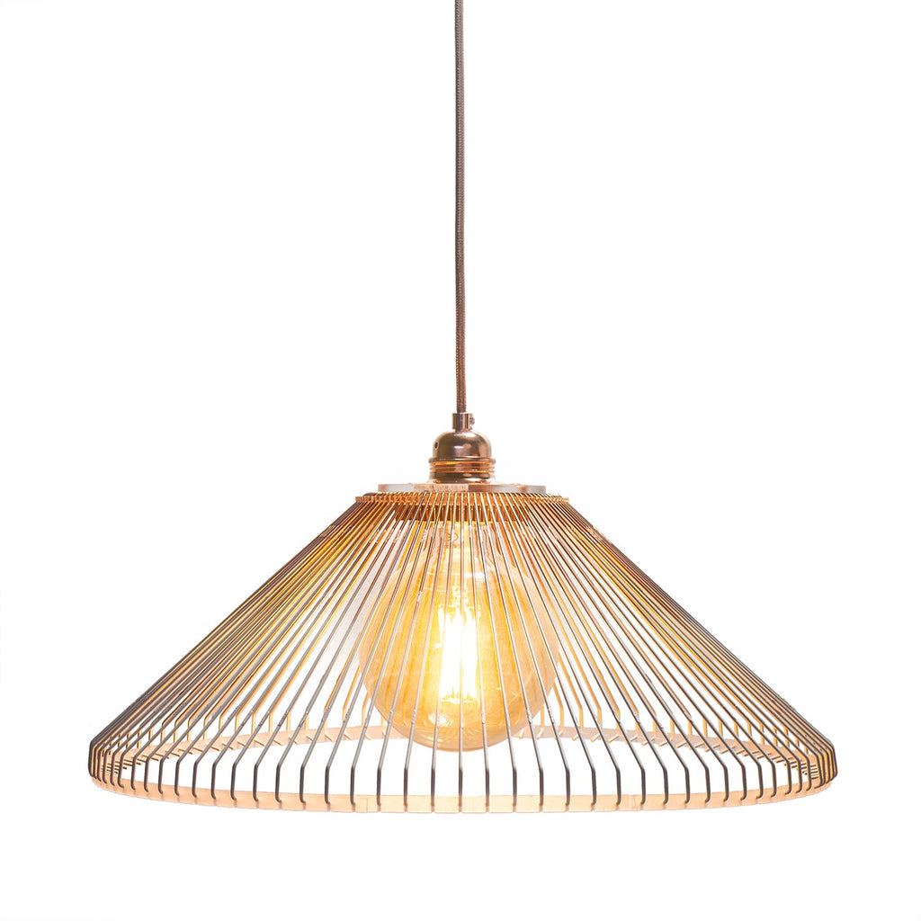 Duurzame upcycle Dutch stalen design HOOK'D lamp gemaakt van gerecycle materialen - Tolhuijs